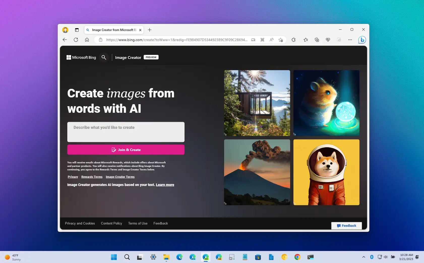 D couvrez Microsoft Bing Creator L IA Au Service Des Cr ateurs De 
