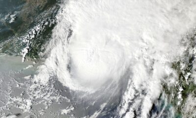 Image satellite de l'ouragan Isaias au-dessus du golfe du Mexique le 9 octobre 2026